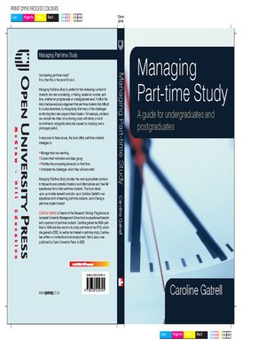 cover image of Managing Part-Time Study